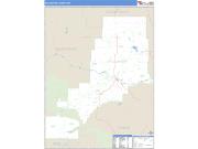 Stillwater County, MT <br /> Wall Map <br /> Zip Code <br /> Basic Style 2024 Map
