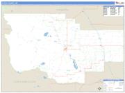 Teton County, MT <br /> Wall Map <br /> Zip Code <br /> Basic Style 2024 Map