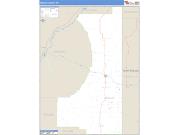 Wibaux County, MT <br /> Wall Map <br /> Zip Code <br /> Basic Style 2024 Map