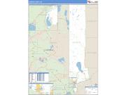 Washoe County, NV <br /> Wall Map <br /> Zip Code <br /> Basic Style 2024 Map