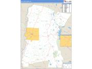 Sullivan County, NH <br /> Wall Map <br /> Zip Code <br /> Basic Style 2024 Map
