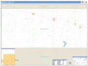 Bowman County, ND <br /> Wall Map <br /> Zip Code <br /> Basic Style 2024 Map
