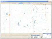 Logan County, ND <br /> Wall Map <br /> Zip Code <br /> Basic Style 2024 Map