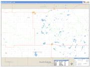 McIntosh County, ND <br /> Wall Map <br /> Zip Code <br /> Basic Style 2024 Map