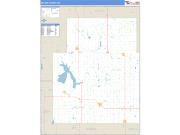 Nelson County, ND <br /> Wall Map <br /> Zip Code <br /> Basic Style 2024 Map