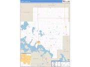 Ramsey County, ND <br /> Wall Map <br /> Zip Code <br /> Basic Style 2024 Map