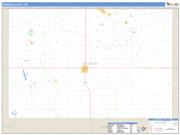 Ransom County, ND <br /> Wall Map <br /> Zip Code <br /> Basic Style 2024 Map