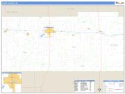 Stark County, ND <br /> Wall Map <br /> Zip Code <br /> Basic Style 2024 Map