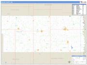 Walsh County, ND <br /> Wall Map <br /> Zip Code <br /> Basic Style 2024 Map