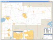 Auglaize County, OH <br /> Wall Map <br /> Zip Code <br /> Basic Style 2024 Map
