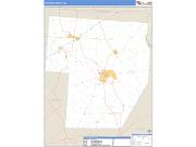 Fayette County, OH <br /> Wall Map <br /> Zip Code <br /> Basic Style 2024 Map
