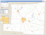 Knox County, OH <br /> Wall Map <br /> Zip Code <br /> Basic Style 2024 Map