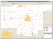Marion County, OH <br /> Wall Map <br /> Zip Code <br /> Basic Style 2024 Map