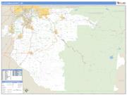 Clackamas County, OR <br /> Wall Map <br /> Zip Code <br /> Basic Style 2024 Map