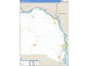 Columbia County, OR <br /> Wall Map <br /> Zip Code <br /> Basic Style 2024 Map