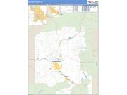 Jackson County, OR <br /> Wall Map <br /> Zip Code <br /> Basic Style 2024 Map