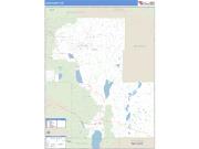 Lake County, OR <br /> Wall Map <br /> Zip Code <br /> Basic Style 2024 Map