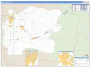 Linn County, OR <br /> Wall Map <br /> Zip Code <br /> Basic Style 2024 Map