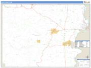 Polk County, OR <br /> Wall Map <br /> Zip Code <br /> Basic Style 2024 Map