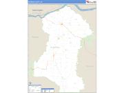 Sherman County, OR <br /> Wall Map <br /> Zip Code <br /> Basic Style 2024 Map