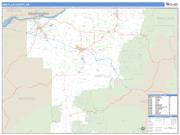 Umatilla County, OR <br /> Wall Map <br /> Zip Code <br /> Basic Style 2024 Map