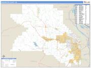 Washington County, OR <br /> Wall Map <br /> Zip Code <br /> Basic Style 2024 Map
