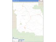Wheeler County, OR <br /> Wall Map <br /> Zip Code <br /> Basic Style 2024 Map