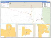 Beaver County, UT <br /> Wall Map <br /> Zip Code <br /> Basic Style 2024 Map
