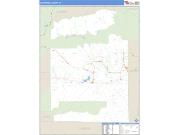 Duchesne County, UT <br /> Wall Map <br /> Zip Code <br /> Basic Style 2024 Map