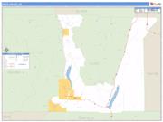 Piute County, UT <br /> Wall Map <br /> Zip Code <br /> Basic Style 2024 Map
