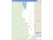 Rich County, UT <br /> Wall Map <br /> Zip Code <br /> Basic Style 2024 Map