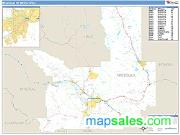 Missoula <br /> Wall Map <br /> Basic Style 2024 Map