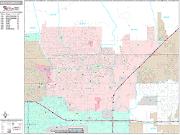 Rancho Cucamonga <br /> Wall Map <br /> Premium Style 2024 Map