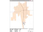 Tulare <br /> Wall Map <br /> Premium Style 2024 Map