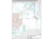 Clay County, FL <br /> Wall Map <br /> Premium Style 2024 Map
