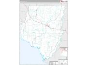 Dixie County, FL <br /> Wall Map <br /> Premium Style 2024 Map