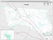 Hamilton County, FL <br /> Wall Map <br /> Premium Style 2024 Map