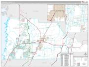Hernando County, FL <br /> Wall Map <br /> Premium Style 2024 Map