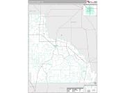 Lafayette County, FL <br /> Wall Map <br /> Premium Style 2024 Map
