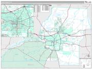 Leon County, FL <br /> Wall Map <br /> Premium Style 2024 Map