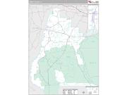 Liberty County, FL <br /> Wall Map <br /> Premium Style 2024 Map
