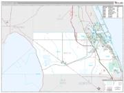 Martin County, FL <br /> Wall Map <br /> Premium Style 2024 Map