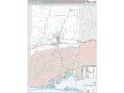 Okaloosa County, FL <br /> Wall Map <br /> Premium Style 2024 Map