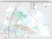 Seminole County, FL <br /> Wall Map <br /> Premium Style 2024 Map