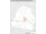 Candler County, GA <br /> Wall Map <br /> Premium Style 2024 Map