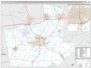 Carroll County, GA <br /> Wall Map <br /> Premium Style 2024 Map