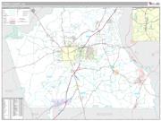 Coweta County, GA <br /> Wall Map <br /> Premium Style 2024 Map