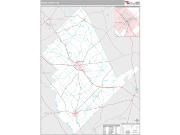 Dodge County, GA <br /> Wall Map <br /> Premium Style 2024 Map