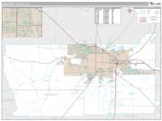 Dougherty County, GA <br /> Wall Map <br /> Premium Style 2024 Map