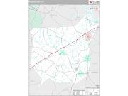 Franklin County, GA <br /> Wall Map <br /> Premium Style 2024 Map